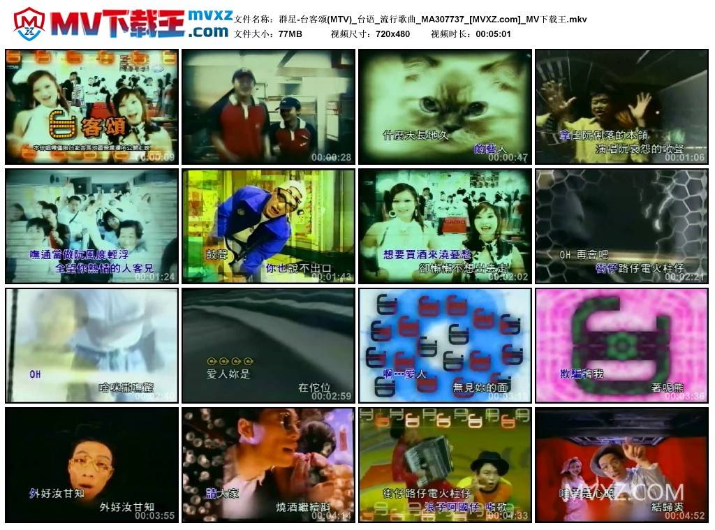 群星-台客颂(MTV)_台语_流行歌曲_MA307737